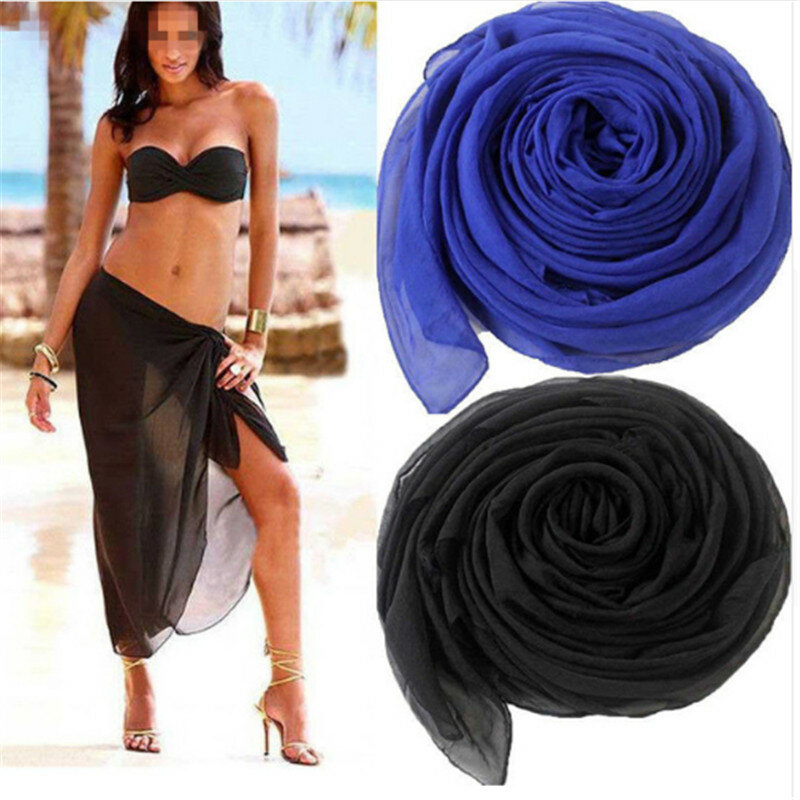 Sommer Strand Cover Up Frauen Sarong Sommer Bikini Abdeckung-Ups Wrap Pareo Strand Kleid Mesh Röcke Handtuch Strand Ausflüge für Frauen 2019