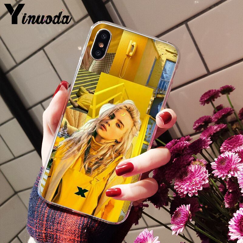 Yinuoda Billie Eilish Khalid belle étoile de chanteur chaude arrivée téléphone portable étui pour iphone X XS MAX 6 6s 7 7plus 8 8Plus 5 5S SE XR