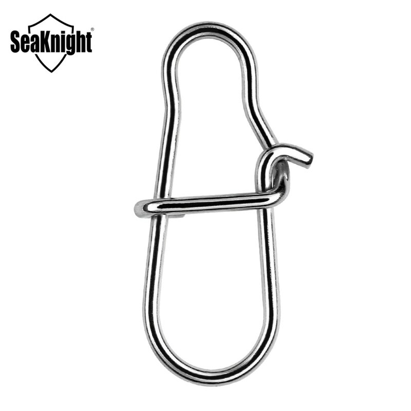 SeaKnight – connecteur de pêche en acier inoxydable, accessoire de pêche, forte traînée, 27 38 45KG 13 15 17mm, 50 pièces