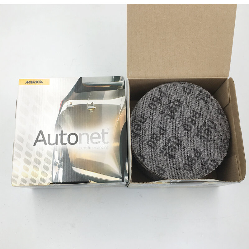 Nuovo 10 pz 6 pollice/150mm Self-aderito Rotonda net sabbia carta Vetrata per pneumatica macinazione a secco macchina, riparazione auto