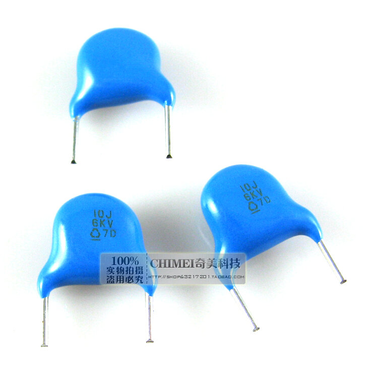 Condensadores de cerámica de alto voltaje, condensador de retroiluminación de TV LCD, 6KV, 10P, 10J
