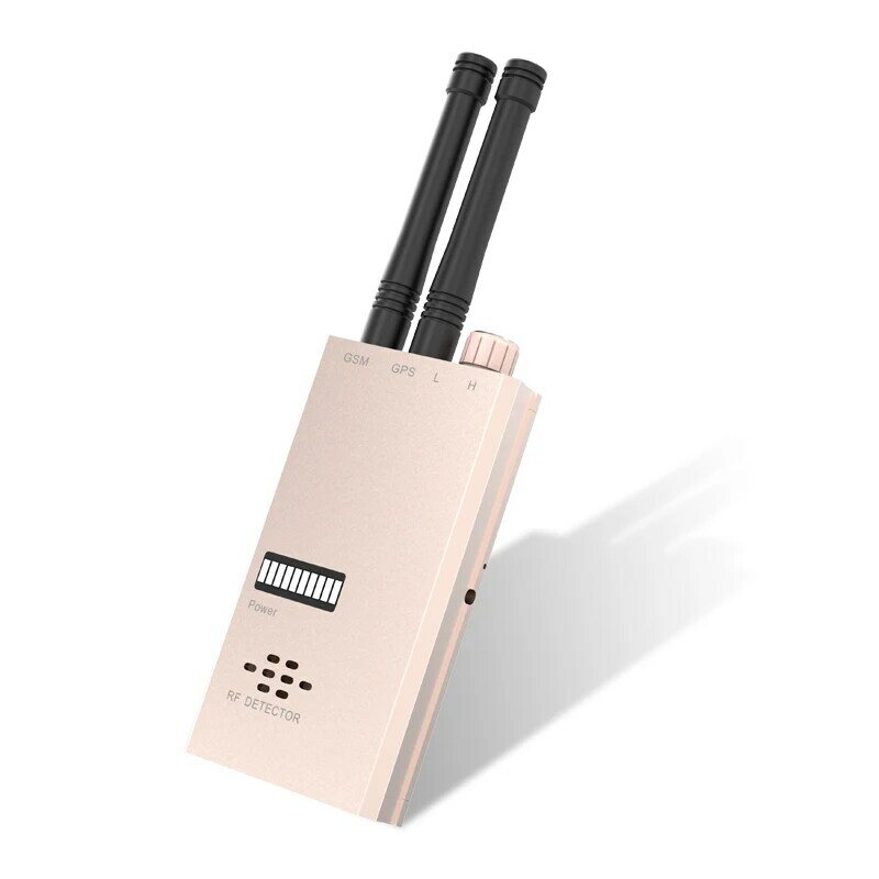 حساسية عالية لاسلكية إشارة الإرسال الكاشف مع GSM و GPS هوائي مزدوج لمكافحة لاسلكية AV التنصت مع نظام إنذار صوتي