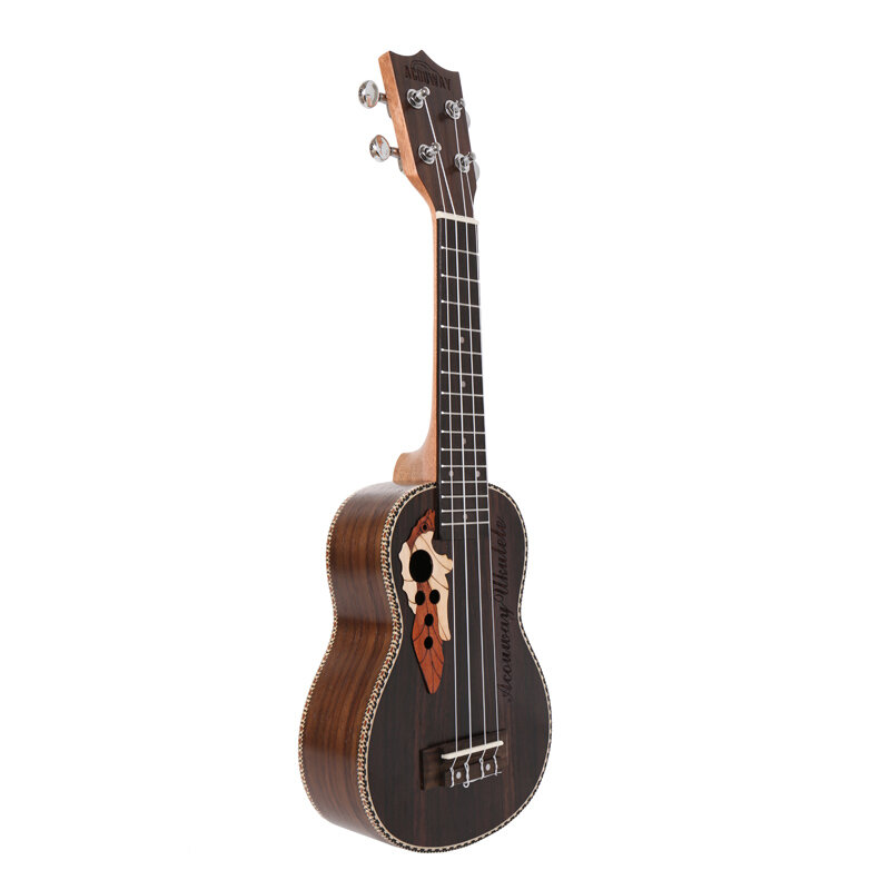 Atualidade ukulele soprano concerto ukulele 21 23 jacarandá uku ukelele com aquila corda mini havaí guitarra instrumentos musicais