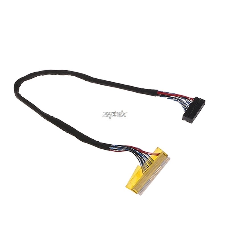 Universal FIX 30 Pin 1ch 6bit LVDS Cable 26cm For 14.1-15.6inch LCD Panel Z17 Drop ship