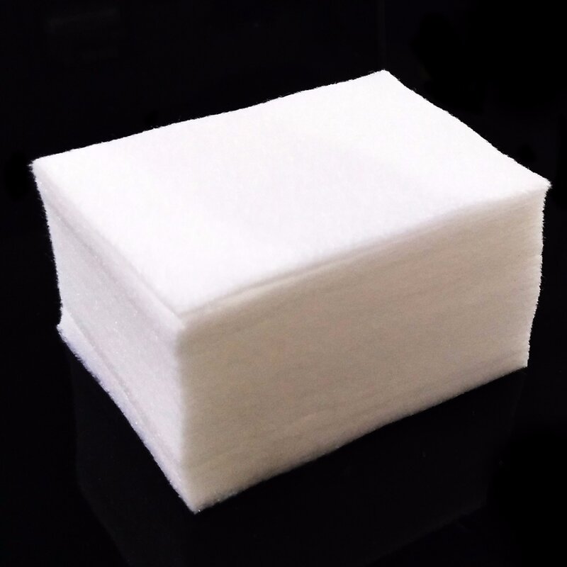 100 piezas pelusa toallitas todo para esmalte de uñas de manicura removedor almohadillas de papel de algodón de pedicura manicura de Gel herramientas