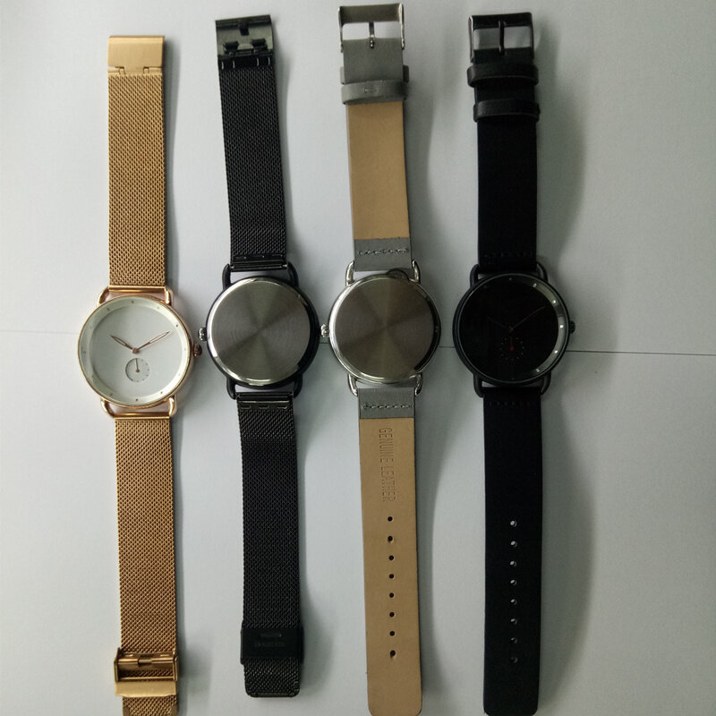 Relógios masculinos de couro legítimo cl039, relógios personalizados para homens, marca e seu logotipo, relógio personalizado privado, relógio masculino de negócios 2019