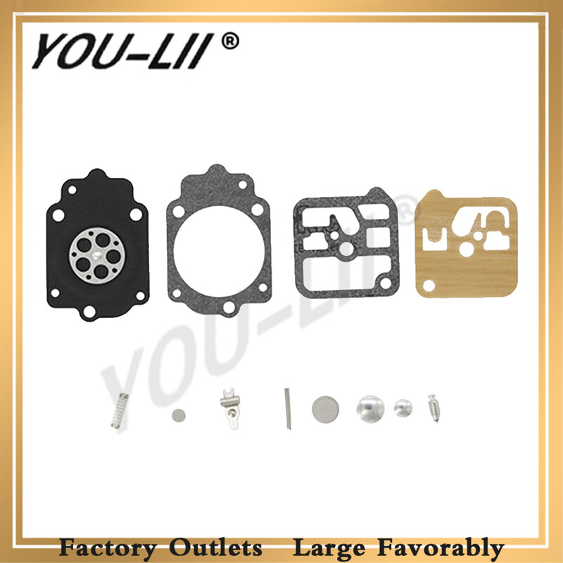 YOU-LII kit de reparação carburador se encaixa tillotson hk carb para stihl 034 038 motosserra DG-1HK