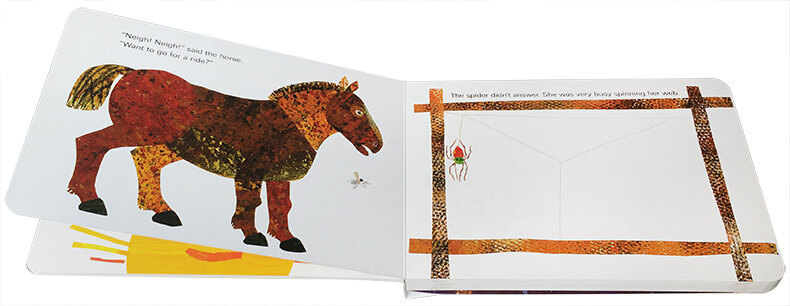 Libros de imágenes en inglés The very busy spider para niños, regalo para bebés, los más vendidos