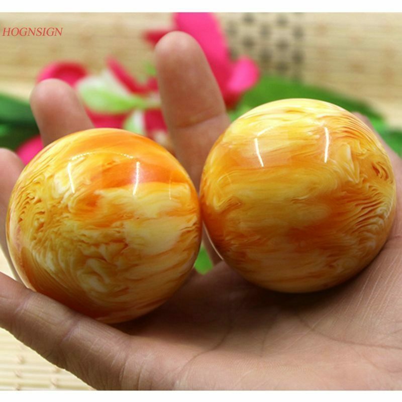 天然樹脂ハンドボール健康ケアボール模造蜜蝋琥珀フィットネスボールミドルと長寿命ボール再生ピースリハビリテーション