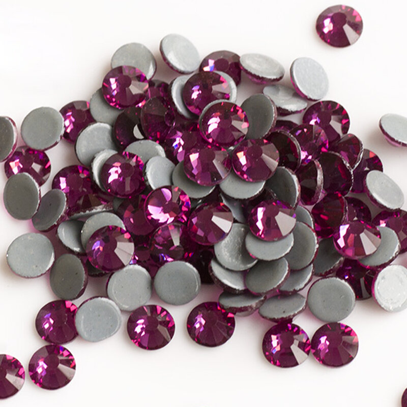 YANRUO-diamantes de imitación Strass Hotfix, piedras de cristal para manualidades y manualidades, 2058HF
