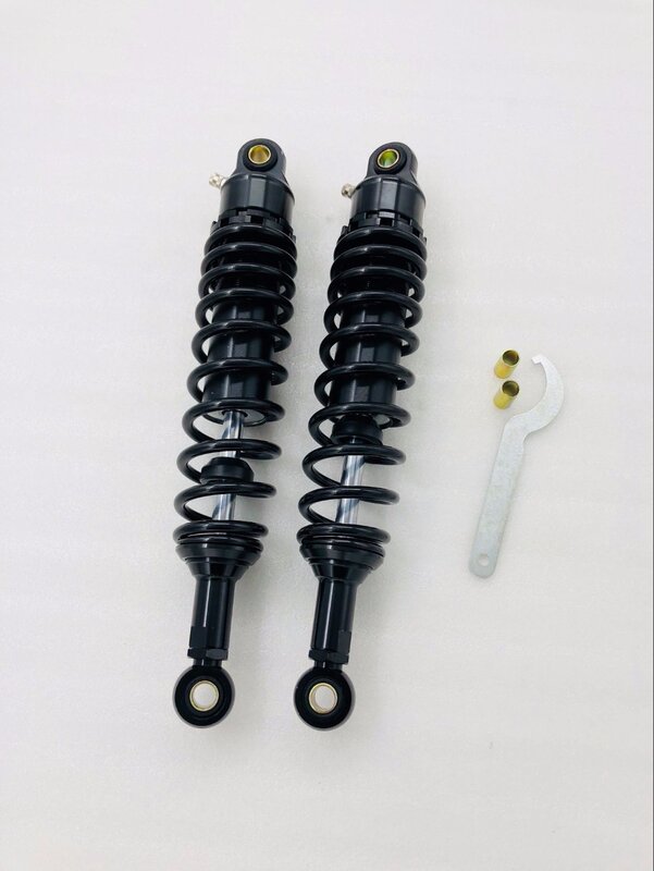 universal new 1 Pair 320mm Black Motorcycle Dirt Bike Rear Suspension Air Shock Absorber for kawasaki w650 yamaha ty250 DT125