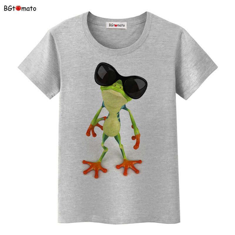 ¡Nuevo estilo! Camiseta de rana traviesa en 3D para mujer, camisetas de dibujos animados originales, camisetas informales de buena calidad, gran oferta