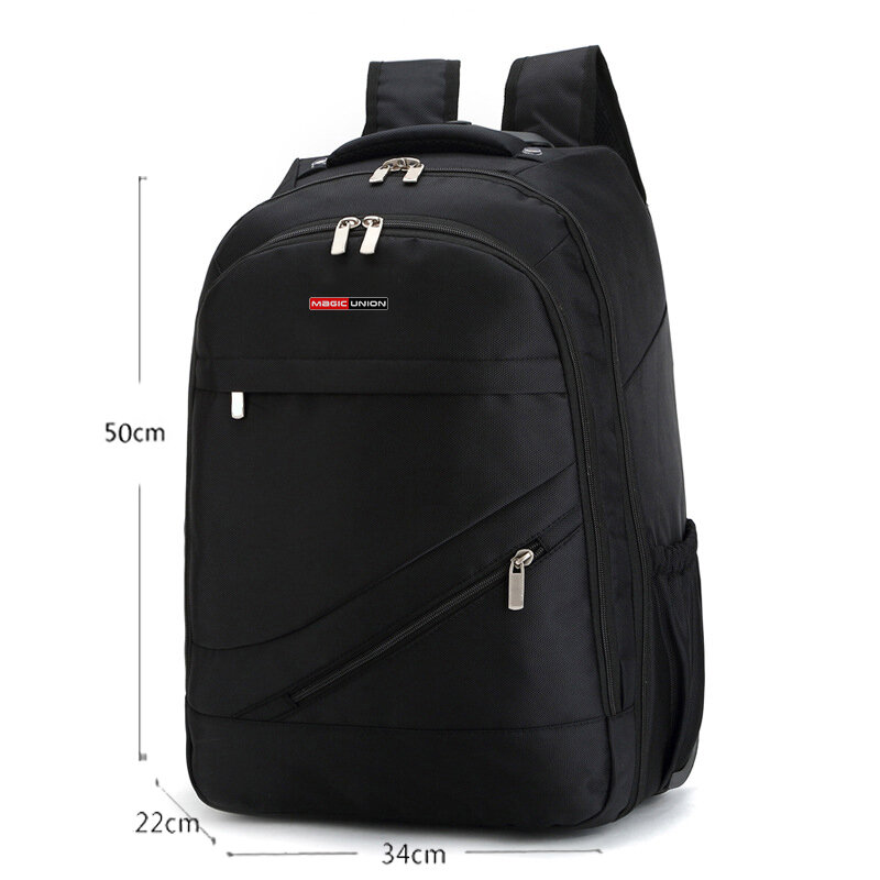 MAGIC UNION Men's Travel Bag Wheeled Backpack Large Rolling Waterproof School Book Bag Daypack Travel Carry On Luggage Suitcase