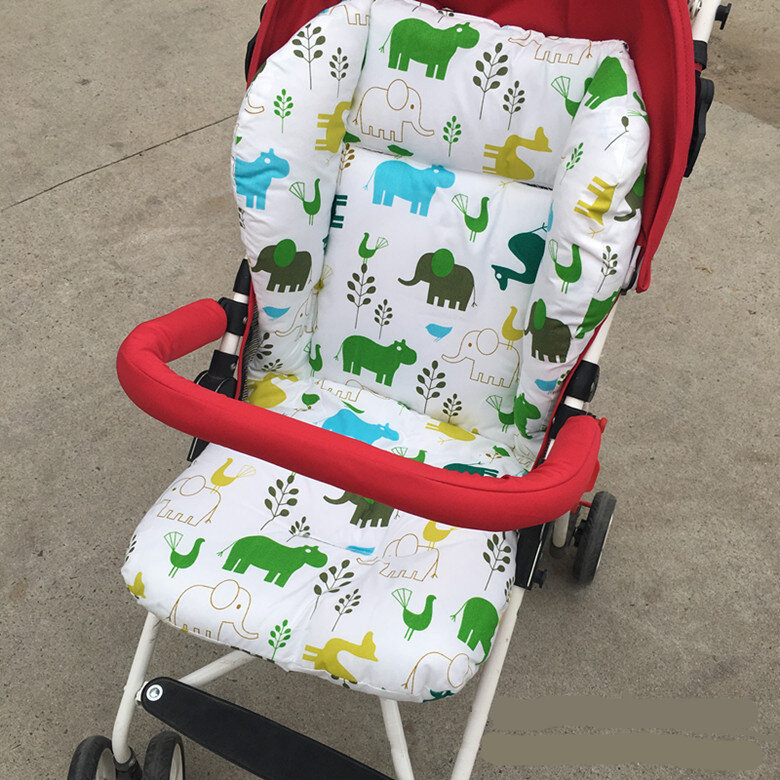 Детские пеленки из хлопка с изображением слона для детских колясок, подушки для детских колясок, подушка для сидений, матрас для коляски, аксессуары для колясок