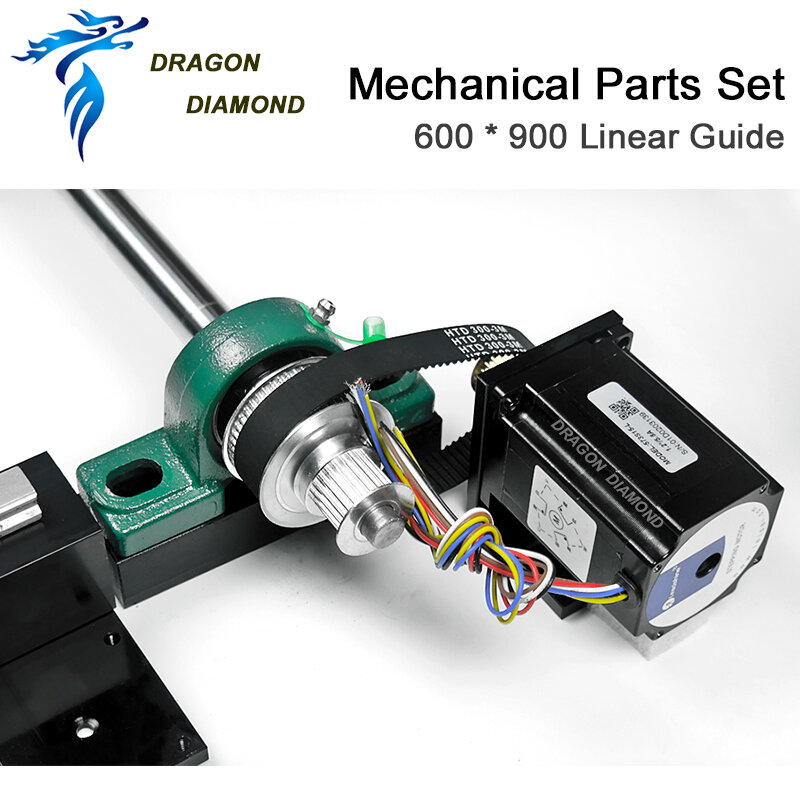 Alta precisão CO2 corte a laser gravura peças sobressalentes para gravador a laser 600*900mm Kit completo para componentes mecânicos DIY