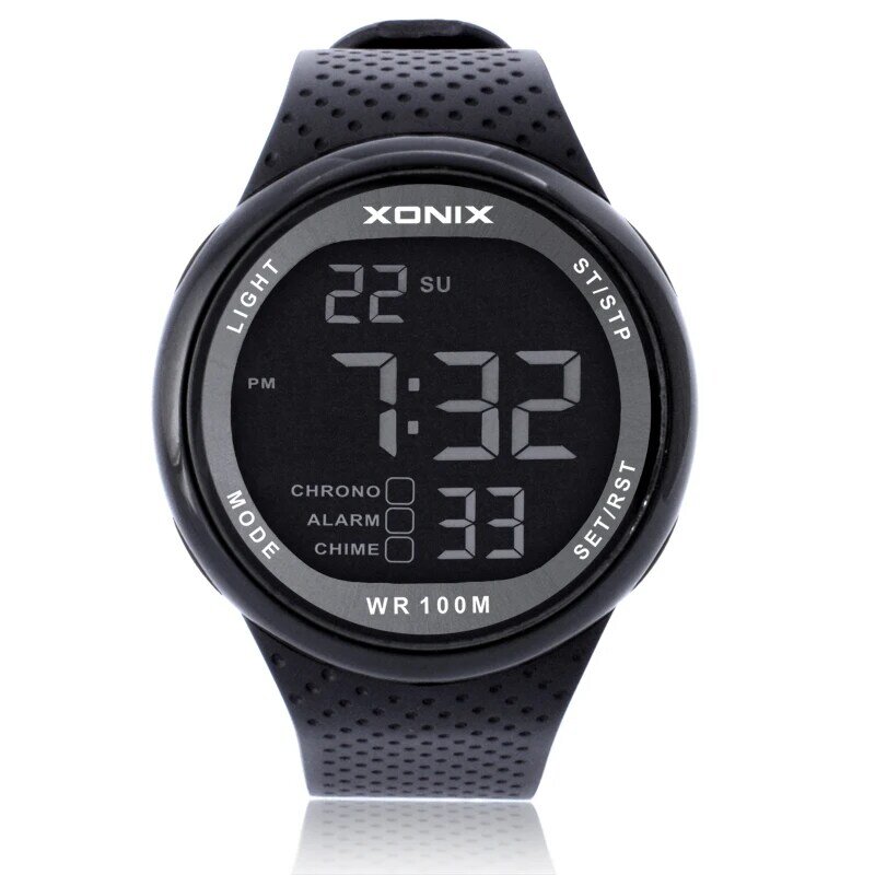 XONIX Moda Hombre Relojes Deportivos Impermeable 100 m Natación Buceo Reloj Divertido Reloj Digital Al Aire Libre Reloj Hombre Montre Homme