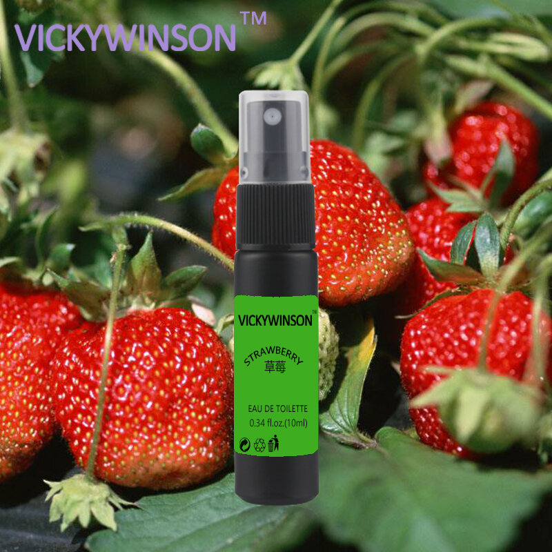 VICKYWINSON Erdbeere deodorant 10ml Deodorant Antitranspirant Kristall Deodorant Achsel Entfernung Für Frauen Mann