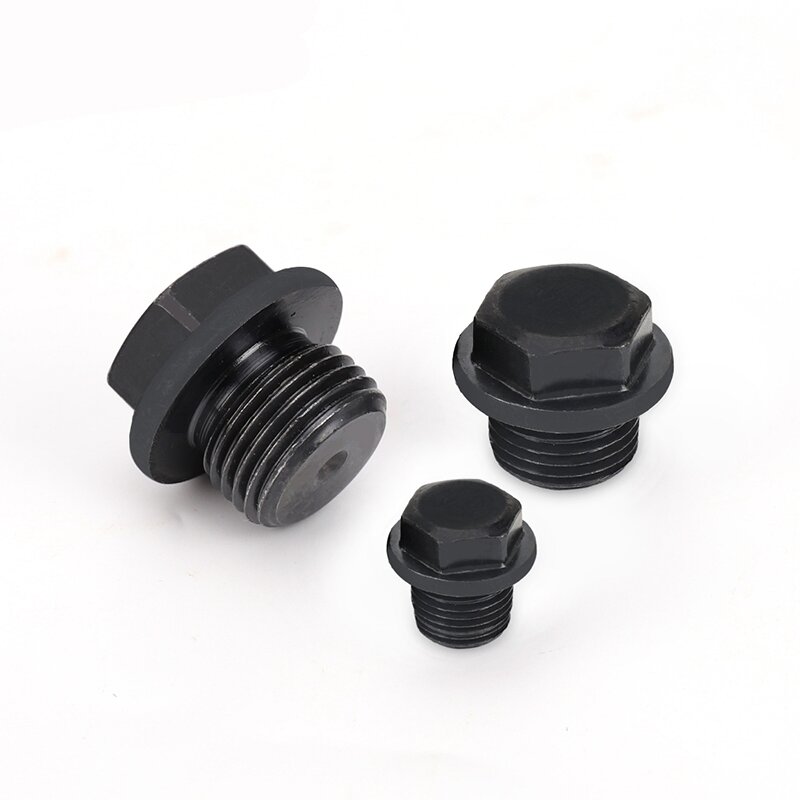 1/8" 1/4" 3/8" 1/2" 3/4" 1" BSPT  Male Carbon Steel End Plug With Flange Hex Head Hydraulic