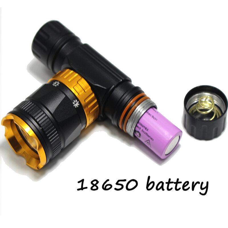 swimming 5800LM T6 Diving head lamp Waterproof Headlight Led Lighting led Headlamp light Torch + 18650 battery + AC / charger