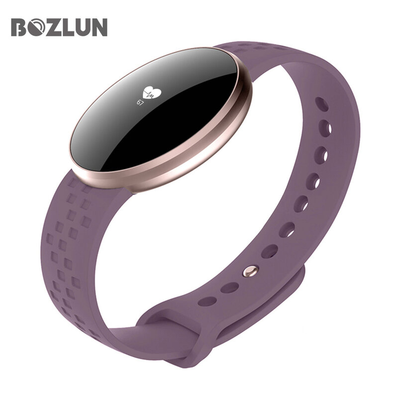 Bozlun Mulheres Relógio Inteligente para iPhone Android Telefone com Tela de Monitoramento Remoto Da Câmera À Prova D' Água GPS Auto Despertar do Sono Aptidão