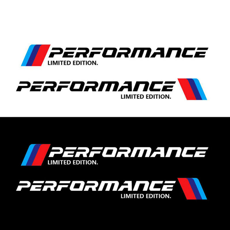 1 Pasang Stiker Tubuh untuk 1 Seri 3 Seri 4 Seri 5 Seri Stiker Mobil M-performance Gaya Baru Performa Tinggi