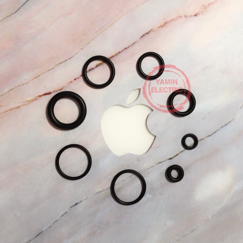 Surtido de juntas tóricas de goma negra, Kit de anillos de sellado de 18 tamaños con caja de plástico con estuche, 225 unidades