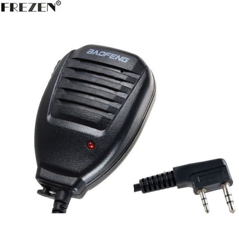 Microfone portátil para alto-falante baofeng, microfone para kenwood email com rádio e walkie-talkie