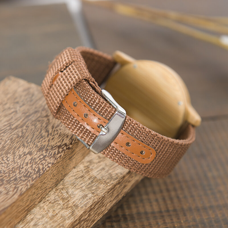 Bobo Vogel Holz Armbanduhren Japan Miyota Uhrwerk Uhr Modemarke Designer Bambus Holz uhren Logo angepasst OEM