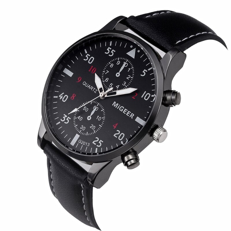 Top Brand Luxury Men's Watch Fashion Watch For Men Watch Sport Watches Leather Casual Wristwatch Reloj Hombre erkek kol saati