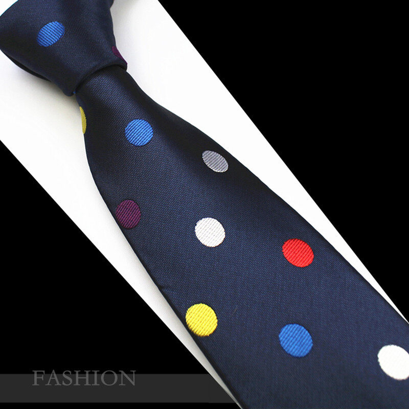 Мужской галстук с узорами RBOCOTT, шелковые жаккардовые галстуки с узорами на шее 7 см, синие галстуки для свадьбы или вечеринки