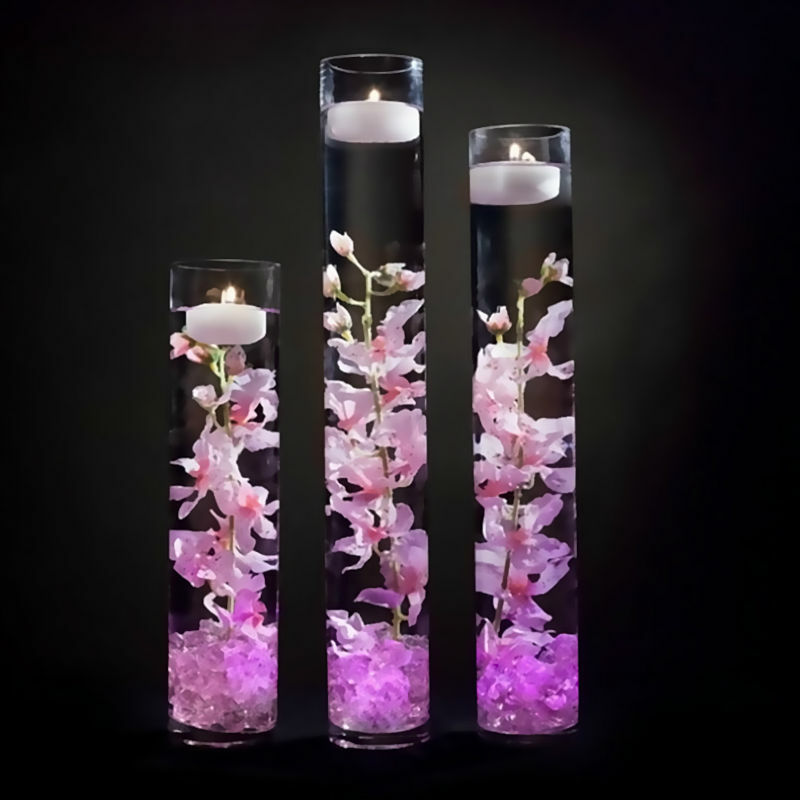 10 stks Super heldere dompelpompen waterdichte mini led waxinelichtje verlichting voor bruiloft decoratie thuis tafel vaas lichten