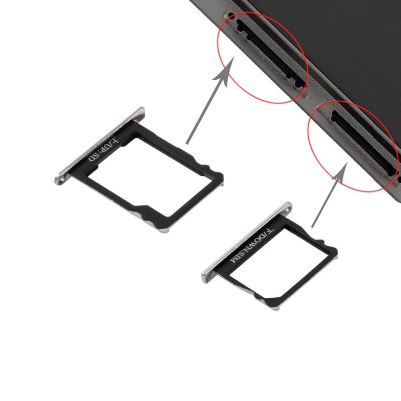 iPartsBuy New for Huawei P8 SIM Card Tray and Micro SD Card Tray