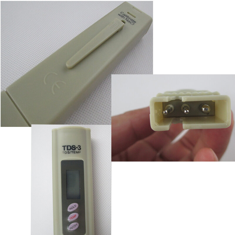 1pcsTDS-3 물 필터 휴대용 펜 유형 디지털 온도 측정기 테스터 필터 정수기 용 수질 순도 테스터