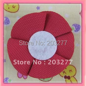 Free shipping!24pcs/lot 6CM   New  Soft fabric flowers   9 colors for your choice