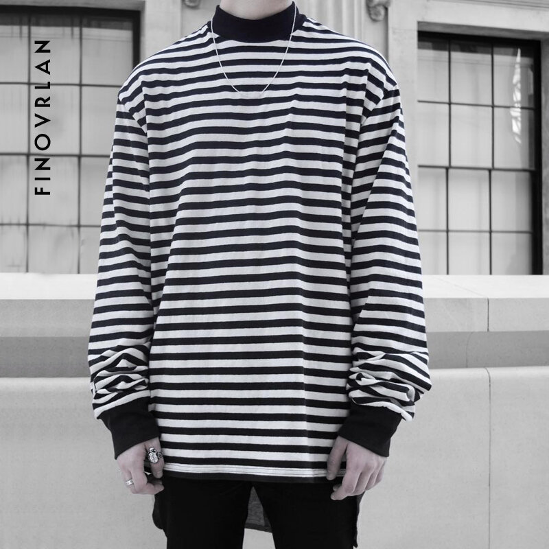 black and white striped shirt outfit men