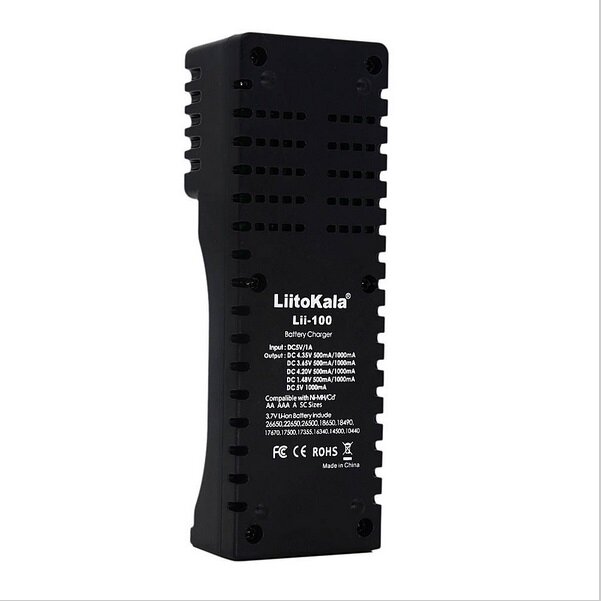 Liitokala Lii-100 1.2 V / 3 V / 3.7 V / 4.25V Rechargeable products all shapes and sizes,the book! Unique in the world lii100