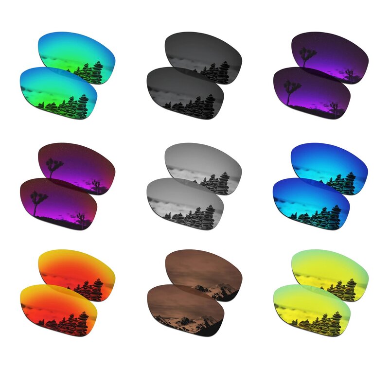 Lentes de substituição polarizadas smartvlt para óculos de sol oakley pit bull-várias opções