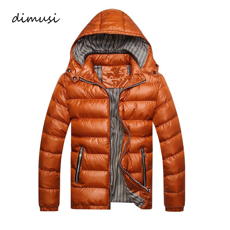 Dimusi-メンズパッド入りコットンジャケット、サーマル厚手のパーカー、メンズカジュアルアウトウェア、ウインドブレーカーパーカー、冬のコート、ブランドの服、ファッション