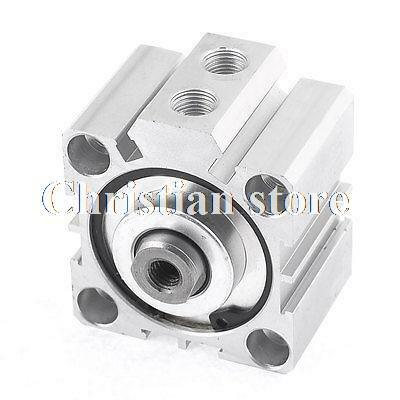 40mm Bore 10mm Stroke Double Action Pneumatic Air Cylinder 6cm Long