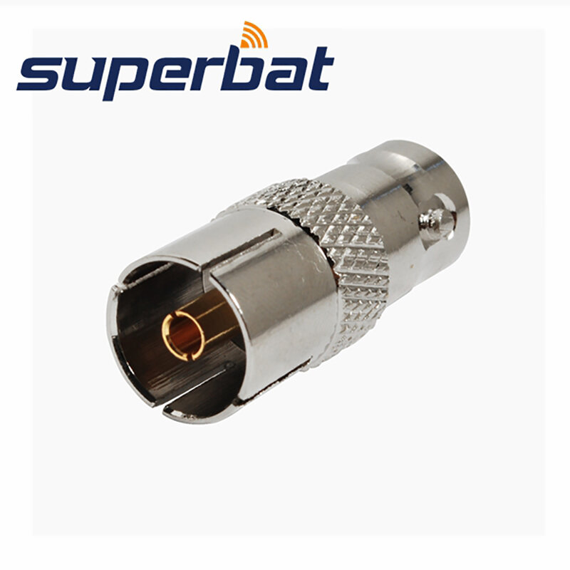 Superbat DVB-T TV-Tuner Antenne Adapter Bnc-buchse zu DVB-T Jack Adapter Stecker