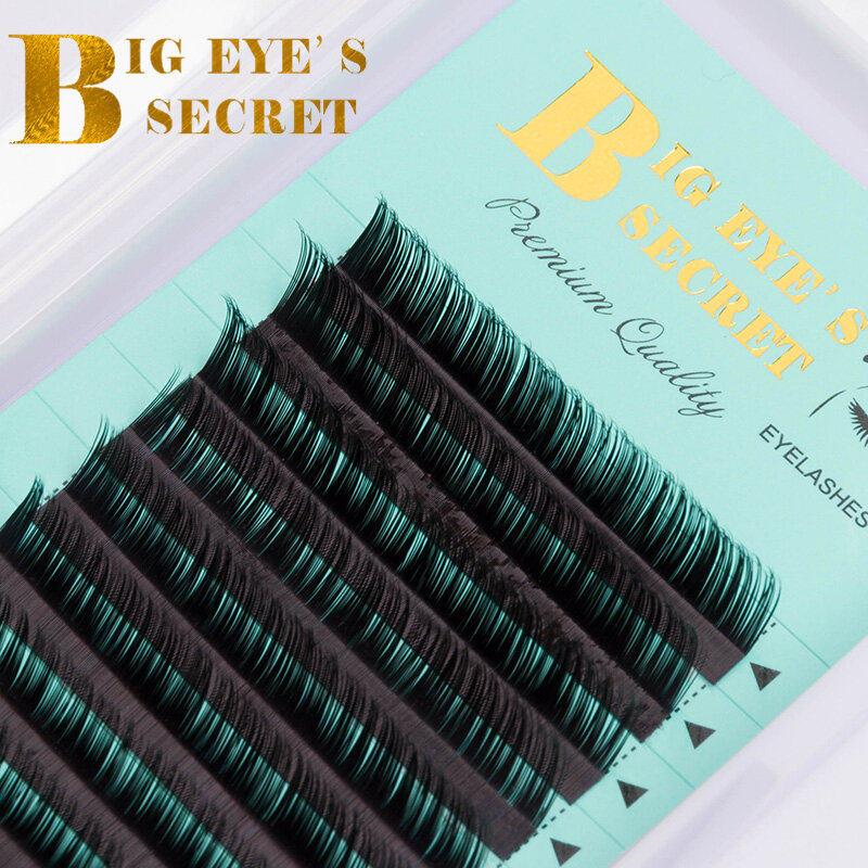 Big Eye 'S Secret โปรโมชั่นราคา False Eyelash Extension Mink แต่ละผ้าไหมขนตาต่อขนตาส่วนบุคคล