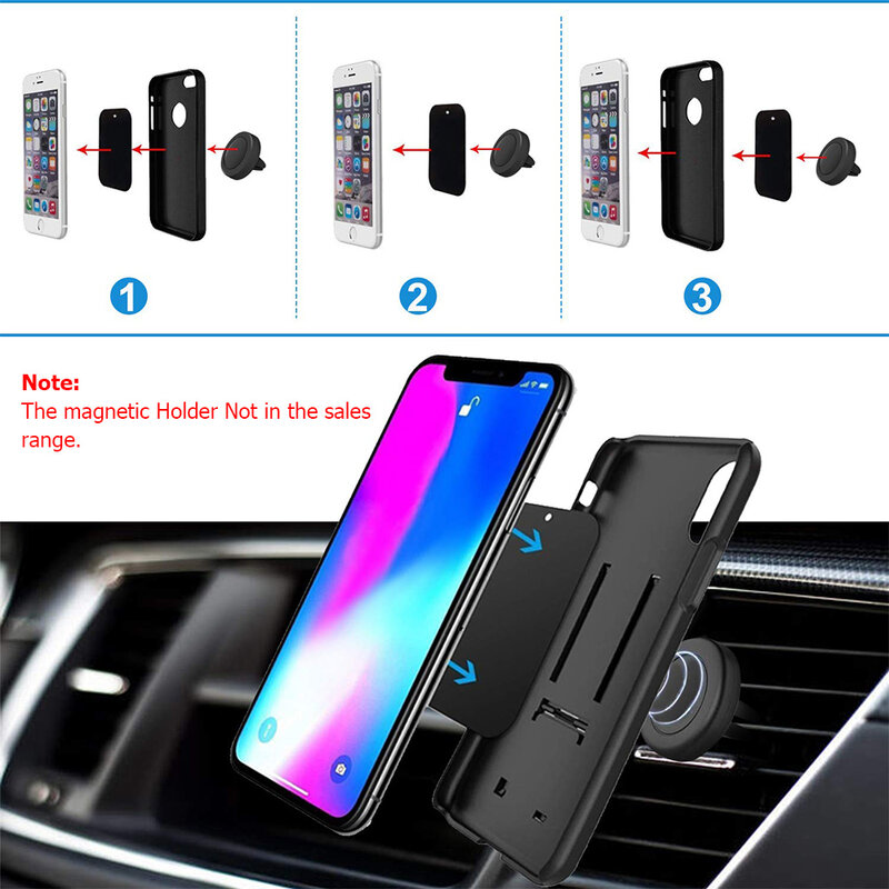 Yianerm Original Metal Plates For Magnetic Car Phone Holder Iron Sheets With Adhesive Extra Thin Used For Magnet Car Mount Stand