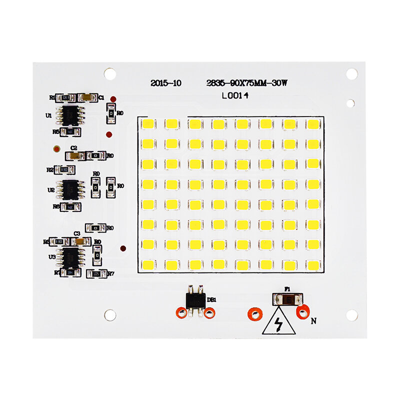 Lámparas LED SMD luz Chip inteligente IC AC 220-240 V 50 W 30 W 20 W 10 W DIY para reflector de exteriores Jardín blanco frío blanco cálido