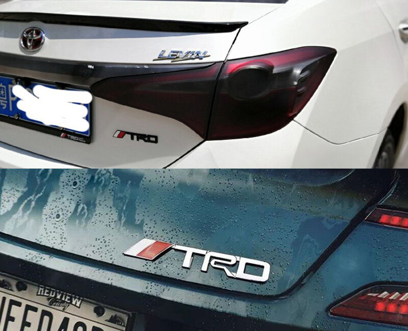 Автомобильный Стайлинг 3D металлический TRD спортивный автомобильный значок Задняя эмблема хвостовая часть Наклейка для Toyota CROWN REIZ COROLLA Camry ак...