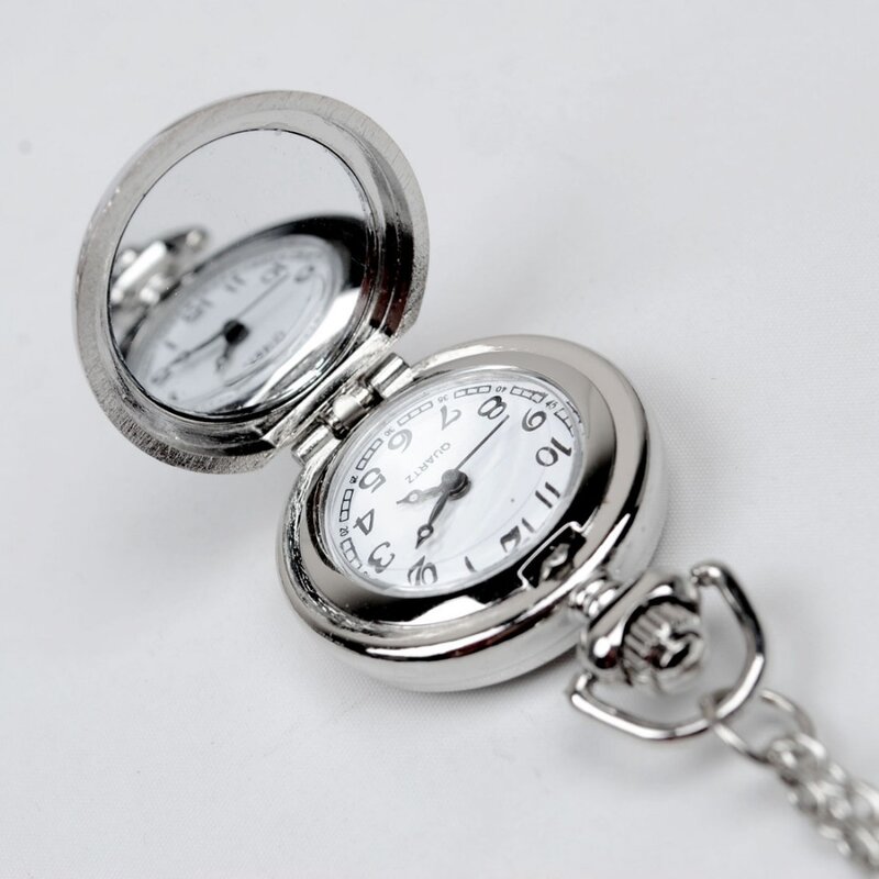 ラッキーマグピーセラミッククォーツ懐中時計,新しいファッション,絶妙な色,艶をかけられたデザイン,ネックレス,ギフト,6020