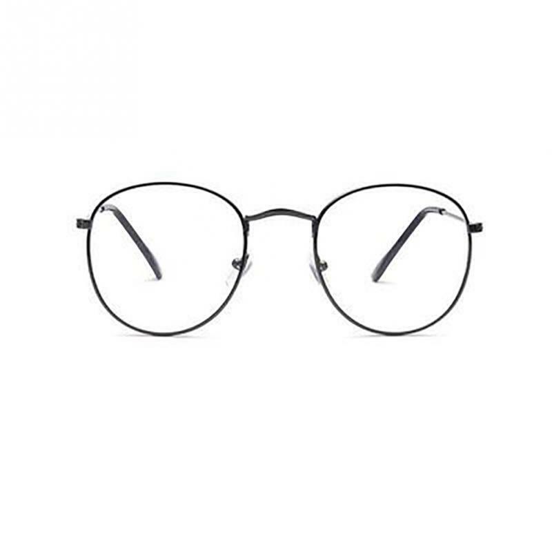 Vintage lunettes rondes cadre rétro femme marque concepteur gafas De Sol Spectacle plaine lunettes Gafas lunettes lunettes