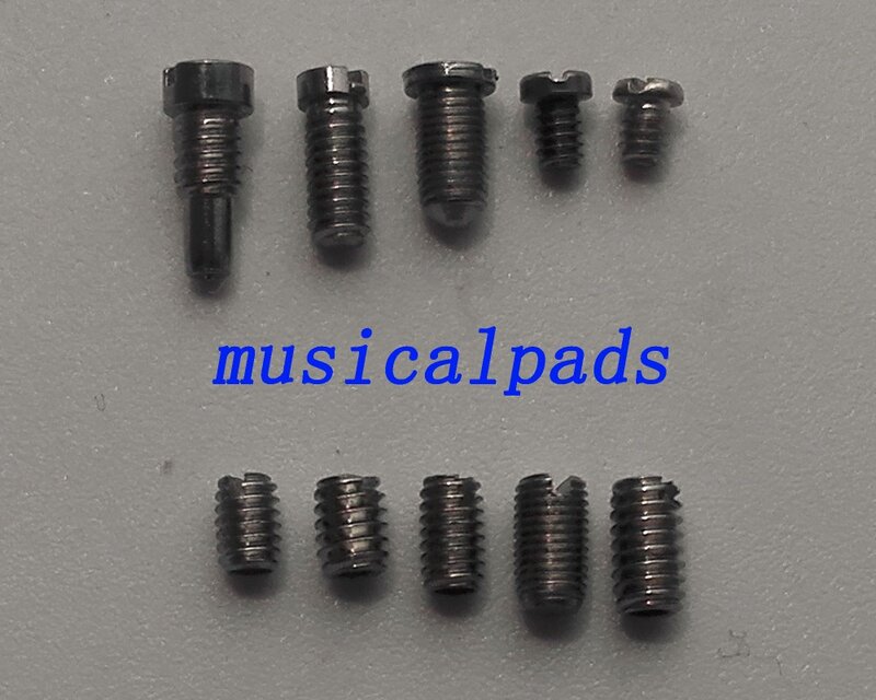 (50 unids/lote) tornillos de flauta, piezas de accesorios para reparación de flauta