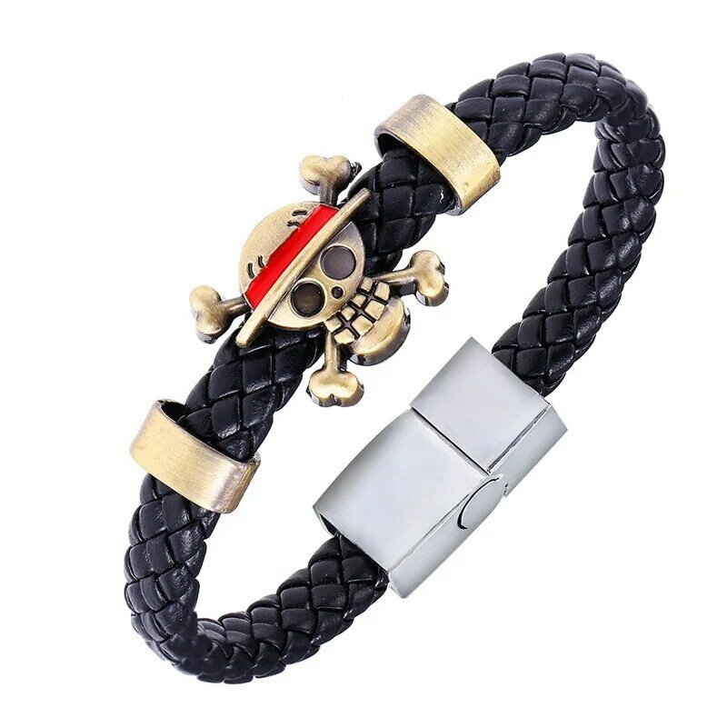 Um pedaço luffy pulseira pulseira onepiece figura ação ornamentos mil ensolarado uma peça uzumaki naruto dota pulseira circlet