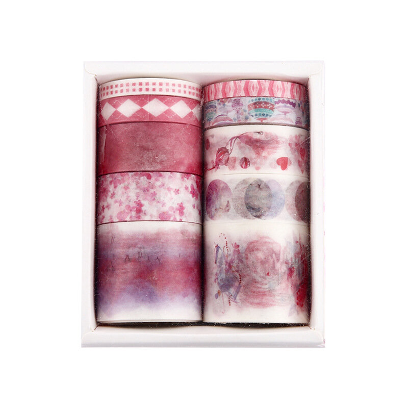 Клейкие ленты для скрапбукинга, 10 шт., набор декоративного скотча Васи