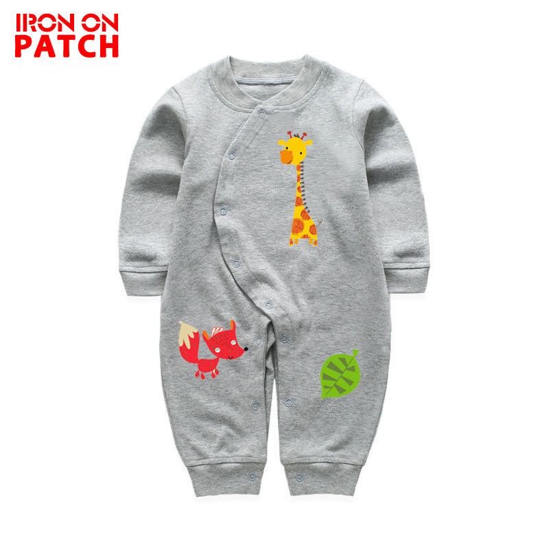 Leuke Kleine Dier Egel Patch Iron-On Sticker Kwaliteit Handgemaakte Warmteoverdracht Voor Diy Kinderen Baby Kleding Giraffe Patch